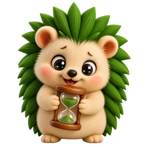 The Hoglt hedgehog with a timer